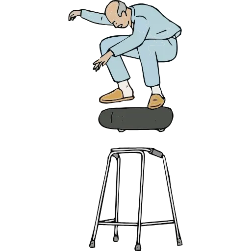 Стикер 14 Skate Or Die