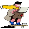 🛹 Эмодзи «Skater» для Telegram