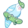 🛹 Эмодзи «Skater» для Telegram
