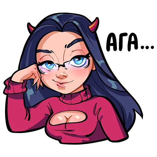 🤨 Стикер «NochnajaSkazka» для Telegram