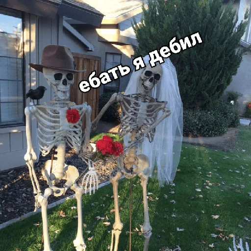 👰 Стикер «Несносный скелет Джо» для Telegram