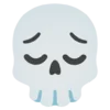 😔 Эмодзи «Skeleton Emoji» для Telegram