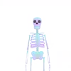 Стикер 46 👋 Skeleton - смайлы со скелетиками