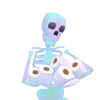Стикер 5 👋 Skeleton - смайлы со скелетиками
