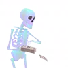 Стикер 12 👋 Skeleton - смайлы со скелетиками