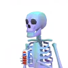 Стикер 24 👋 Skeleton - смайлы со скелетиками