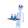 Стикер 31 👋 Skeleton - смайлы со скелетиками