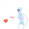 Стикер 2 👋 Skeleton - смайлы со скелетиками