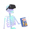 Стикер 27 👋 Skeleton - смайлы со скелетиками