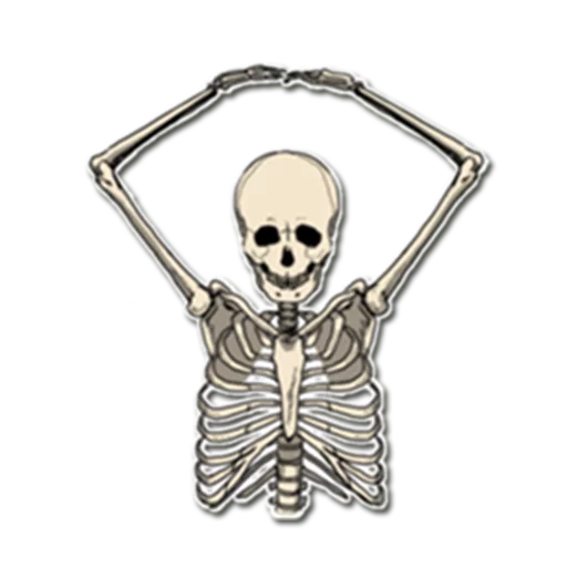 😄 Стикер «Skeleton Bob /» для Telegram