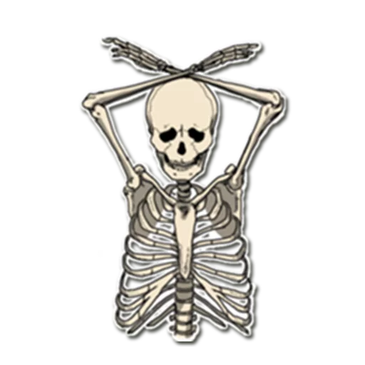 😐 Стикер «Skeleton Bob /» для Telegram