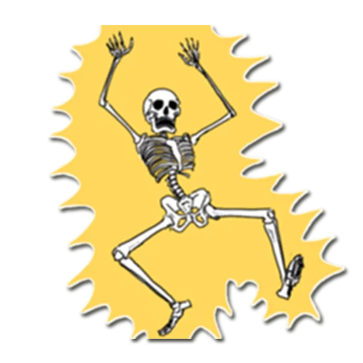 💩 Стикер «Skeleton Bob /» для Telegram