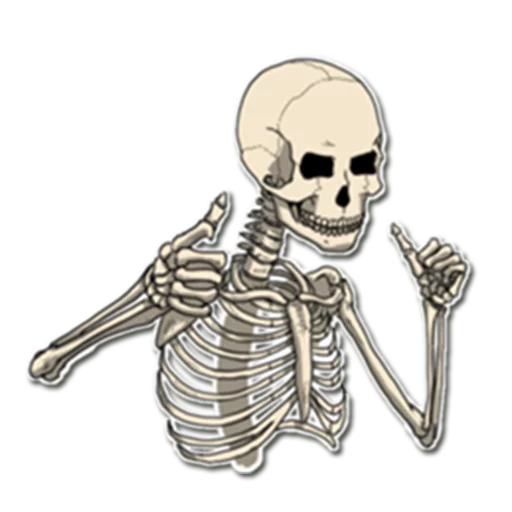 👌 Стикер «Skeleton Bob /» для Telegram