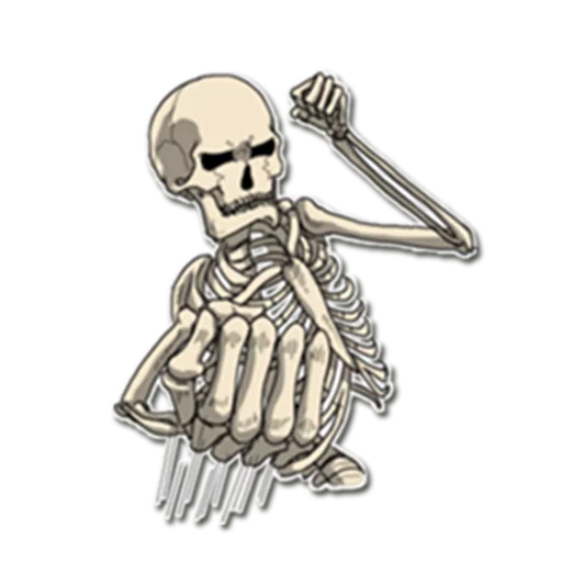 💪 Стикер «Skeleton Bob /» для Telegram
