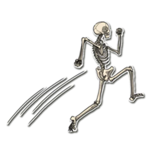 👟 Стикер «Skeleton Bob /» для Telegram