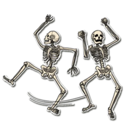 💃 Стикер «Skeleton Bob /» для Telegram