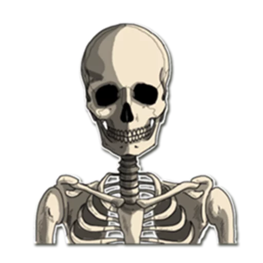 👽 Стикер «Skeleton Bob /» для Telegram