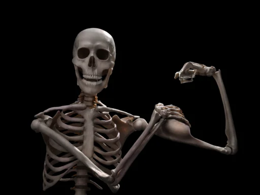 💀 Стикер «Skeleton Mania» для Telegram
