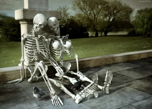 💀 Стикер «Skeleton Mania» для Telegram