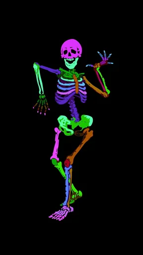 💀 Стикер «Skeleton Mania» для Telegram
