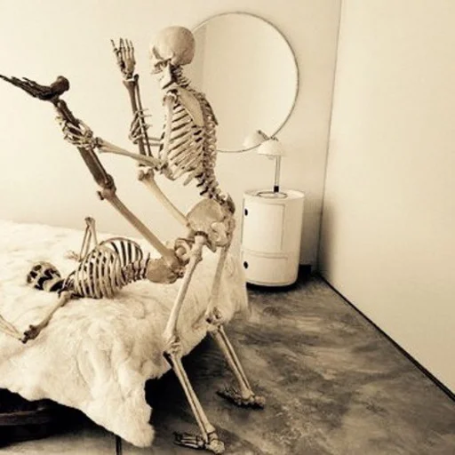 💀 Стикер «Skeleton Mania» для Telegram