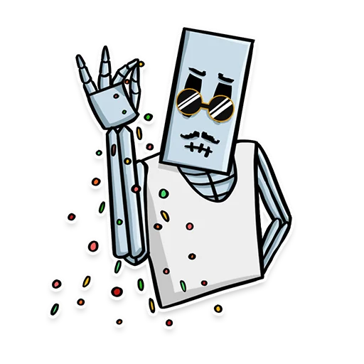 ✨ Стикер «Скелет Дорт» для Telegram