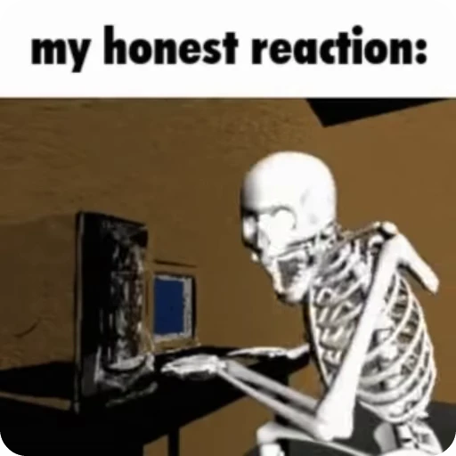 💀 Стикер «Skeleton» для Telegram