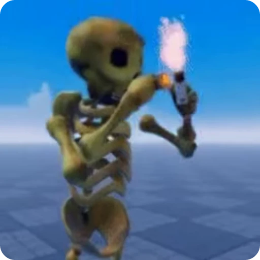 💀 Стикер «Skeleton» для Telegram