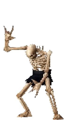 💀 Стикер «Skeleton» для Telegram