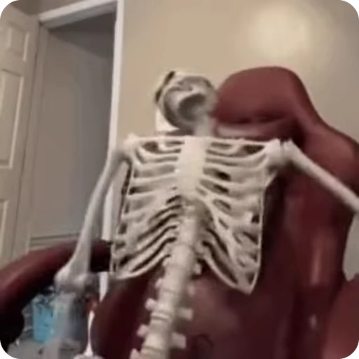💀 Стикер «Skeleton» для Telegram