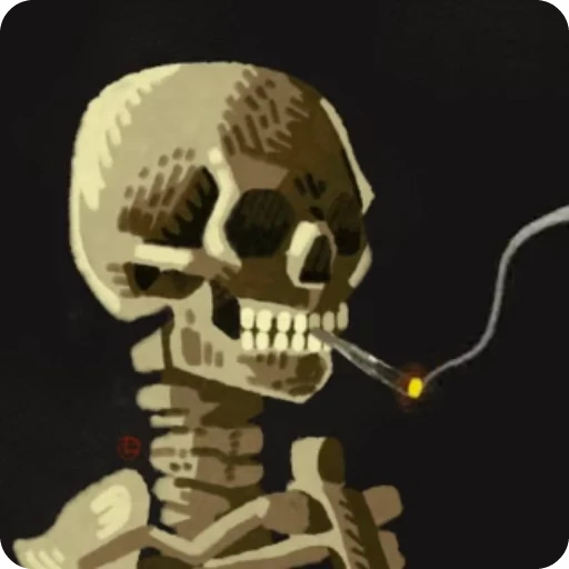 💀 Стикер «Skeleton» для Telegram