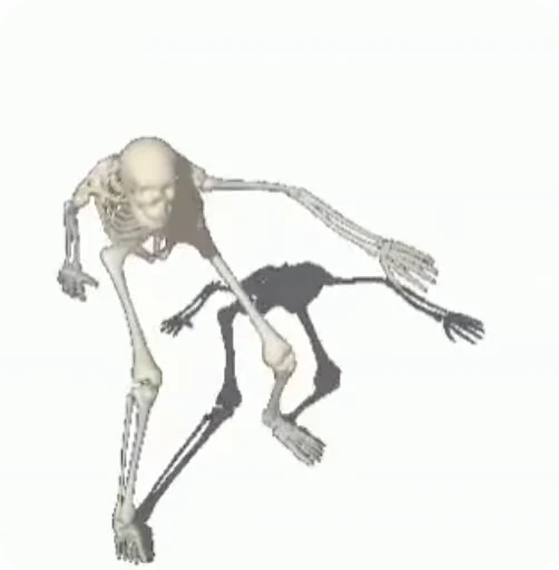 💀 Стикер «Skeleton» для Telegram