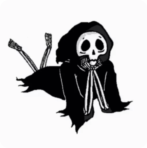 💀 Стикер «Skeleton» для Telegram