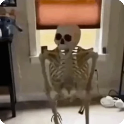 💀 Стикер «Skeleton» для Telegram
