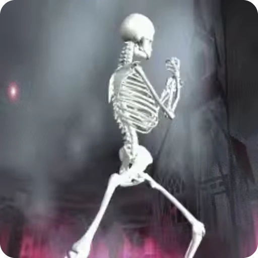 💀 Стикер «Skeleton» для Telegram
