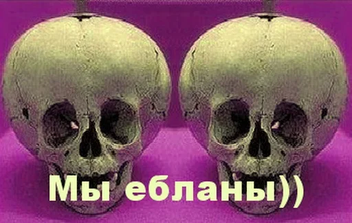 🤗 Стикер «Скелето слэнг» для Telegram