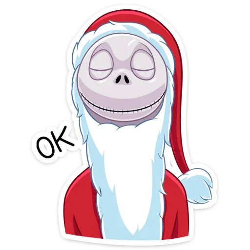 ☺️ Стикер «Джек Скеллингтон» для Telegram