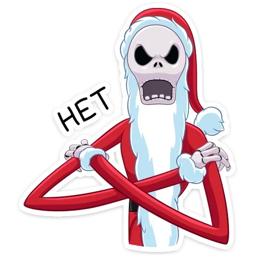 🙅‍♂️ Стикер «Джек Скеллингтон» для Telegram
