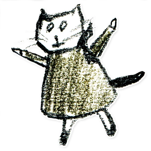 😃 Стикер «Sketch cats» для Telegram