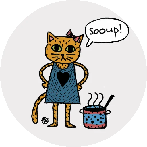 😡 Стикер «Sketch cats» для Telegram