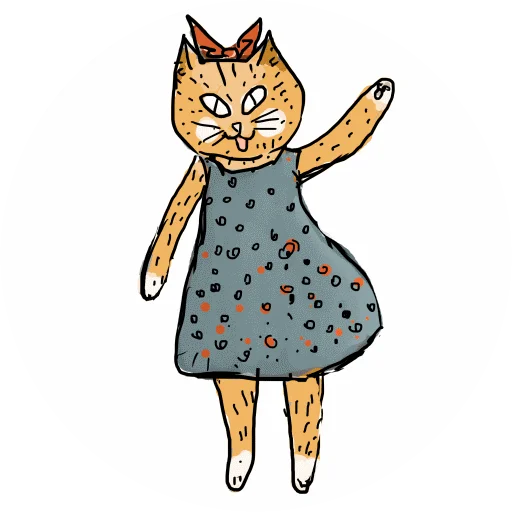 👋 Стикер «Sketch cats» для Telegram
