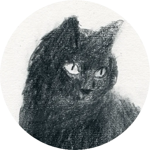 🖤 Стикер «Sketch cats» для Telegram