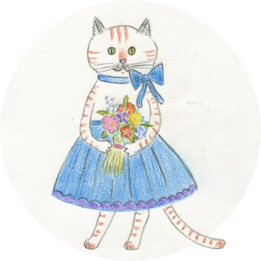 💐 Стикер «Sketch cats» для Telegram