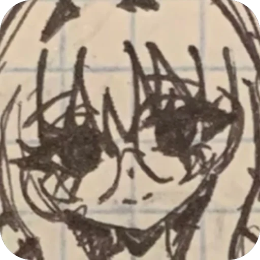 🫥 Стикер «Sketchy rika» для Telegram