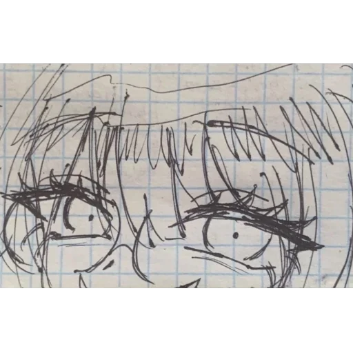 🫥 Стикер «Sketchy rika» для Telegram