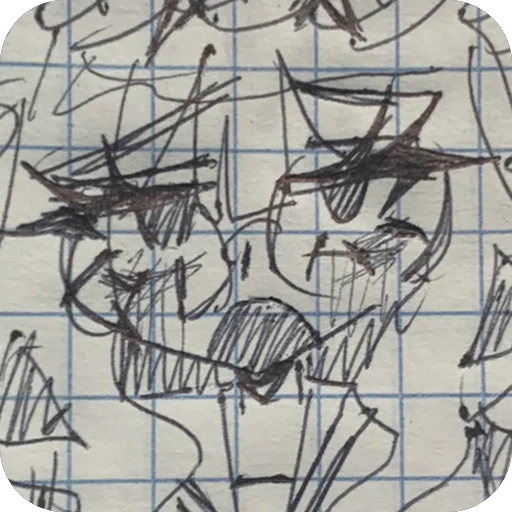 🫥 Стикер «Sketchy rika» для Telegram
