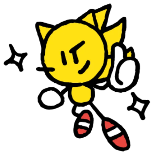 👍 Стикер «Sonic Sketchog UA» для Telegram