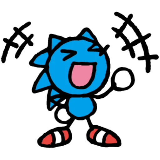 😆 Стикер «Sonic Sketchog UA» для Telegram