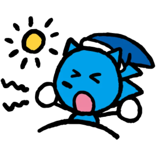 😴 Стикер «Sonic Sketchog UA» для Telegram