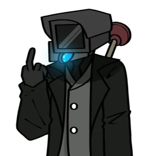 🖕 Стикер «Skibidi Toilet» для Telegram